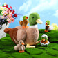 Zomiboo 5 Pieces Duck Stuffed Animals Plush Toys Includes Big Stuff Mommy Duck With 4 Little Baby Duck Soft Duck Family Plush Wi