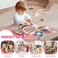 Spacocld Unicorn Activity Wall Busy Board Panels - Sensory Wall Panel For Kids, Montessori Toddler Wall Activity Board, Wall Toy
