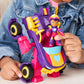 IRON MAN AND HIS AWESOME FRIENDS Ironheart 2-in-1 Mech Suit & Vehicle Set, 3" Action Figure, Purple, Model G1476