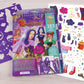 Disney Descendants Royal Wedding Fashion Design Sketchbook for Girls - Create Stunning Wedding-Themed Fashions with 183 Stickers