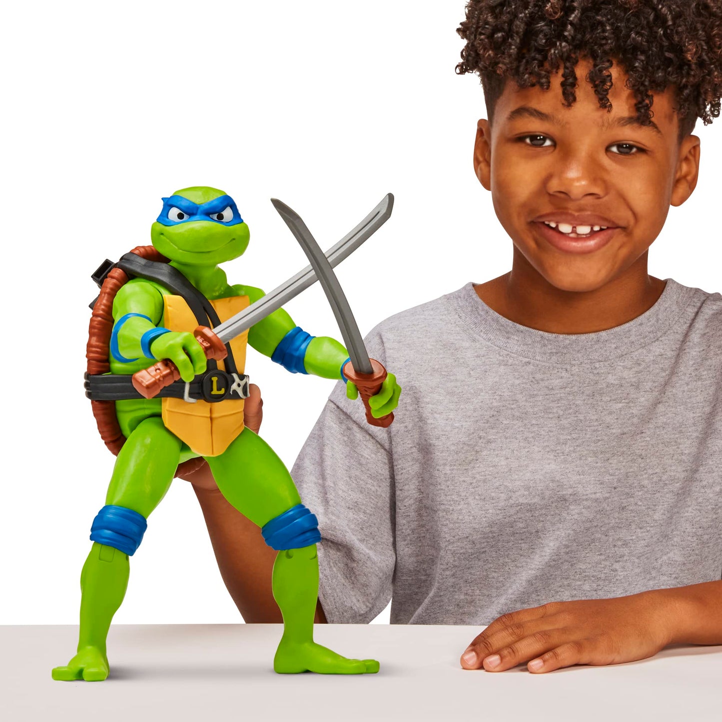Teenage Mutant Ninja Turtles: Mutant Mayhem 12” Giant Leonardo Figure By Playmates Toys