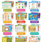 Preschool Learning Activity - Search And Find Book, Reusable Learning & Education Toys, Travel Game For Road Trip Car Airplane, 24 Activity With 4 Dry Erase Markers, Birthday Gifts For Kid Ages 3-6