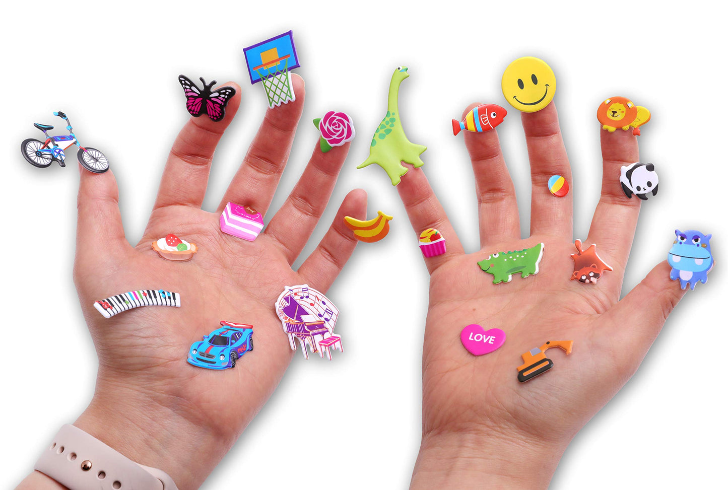 Giraffe Manufacturing 3D Puffy Stickers for Kids - Bulk Pack Toddler Stickers: Cars, Animals & More - Kids Stickers Perfect for