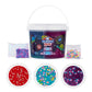 Elmer’S Gue Premade Slime Bucket, Space Adventure Theme, Includes 3 Lb. Bucket With 3 Types Of Slime And 3 Sets Of Add-Ins