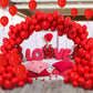 Garma Red Balloons 12 Inch, 100 Pack Latex Party Balloons For Balloons Arch As Valentine Day, Christmas, Birthday, Graduation, B