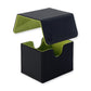 Vault X Exo-Tec Modular Sideloading Deck Box Module For 100+ Tcg Cards. Detachable Magnetic Lid. Fits Commander & Standard Trading Cards. (Black/Electric Green)