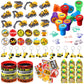 Construction Party Favors Construction Theme Birthday Party Supplies Mini Construction Vehicles Toy Rubber Bracelet Keychain Sta