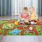 Oriate Farm Tractor Carrier With Cartoon Farm Animals And Playmat, 6 Pack Bath Squirter Silicone Rubber Farm Animal Toys, 47.2” X 31.5” Happy Farm Play Mat, Birthday Gifts For Toddler Baby