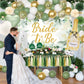 Bridal Shower Decorations, Sage Green Bachelorette Party Decorations Bride to Be Banner Backdrop Sash Veil Confetti Foil Balloon