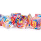 Metallic Dice Games Lic708 Unicorn Cosmic Carnival Dice - Set Of 7