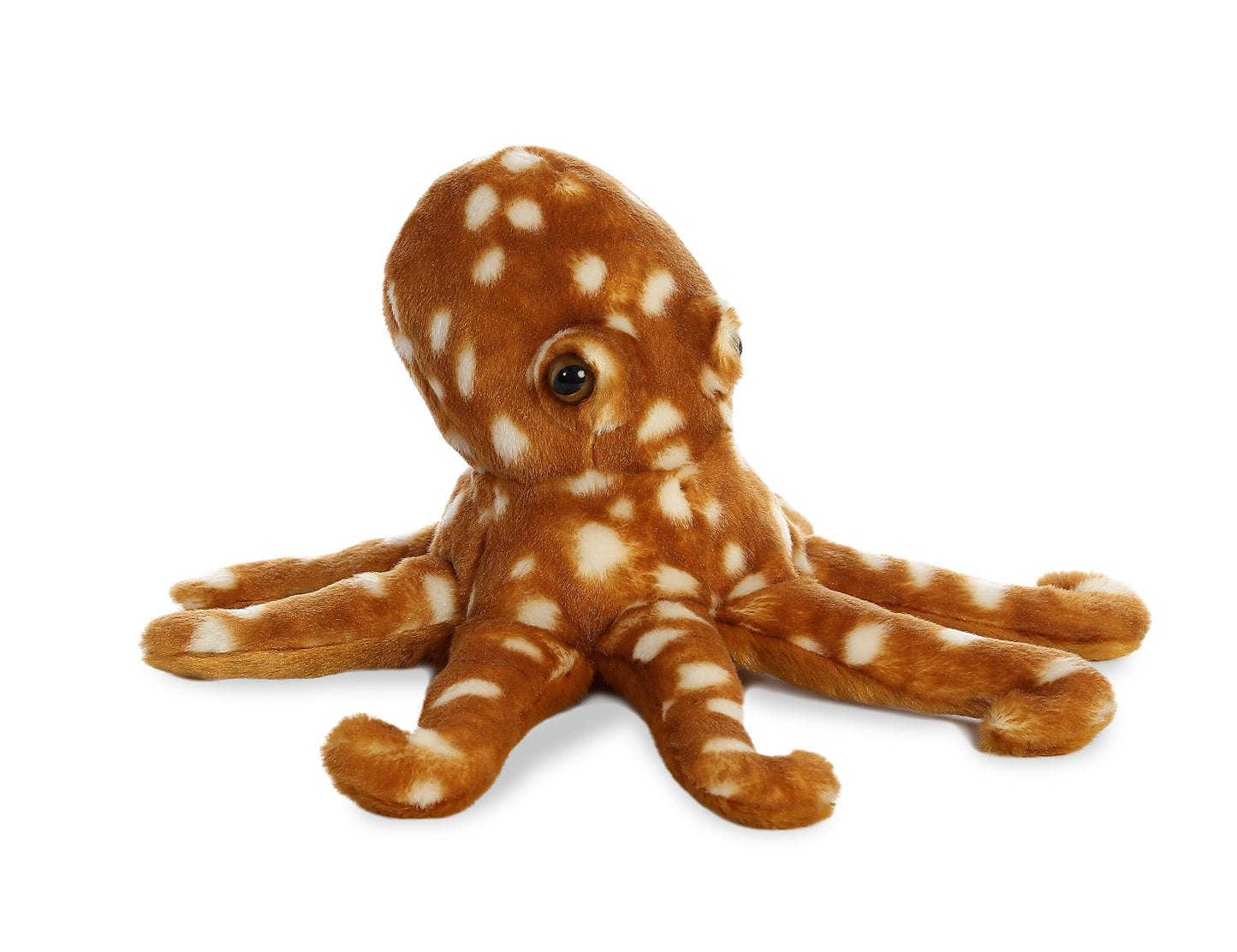 Aurora® Adorable Flopsie™ Octopus Stuffed Animal - Playful Ease - Timeless Companions - Orange 12 Inches