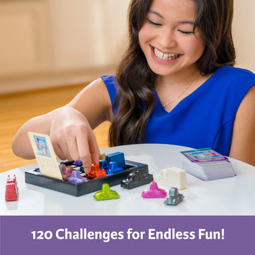 Thinkfun Rush Hour Deluxe - The Gamer'S Logic Game | Navigate 120 Traffic Challenges With Collector'S Edition Limo And Metallic