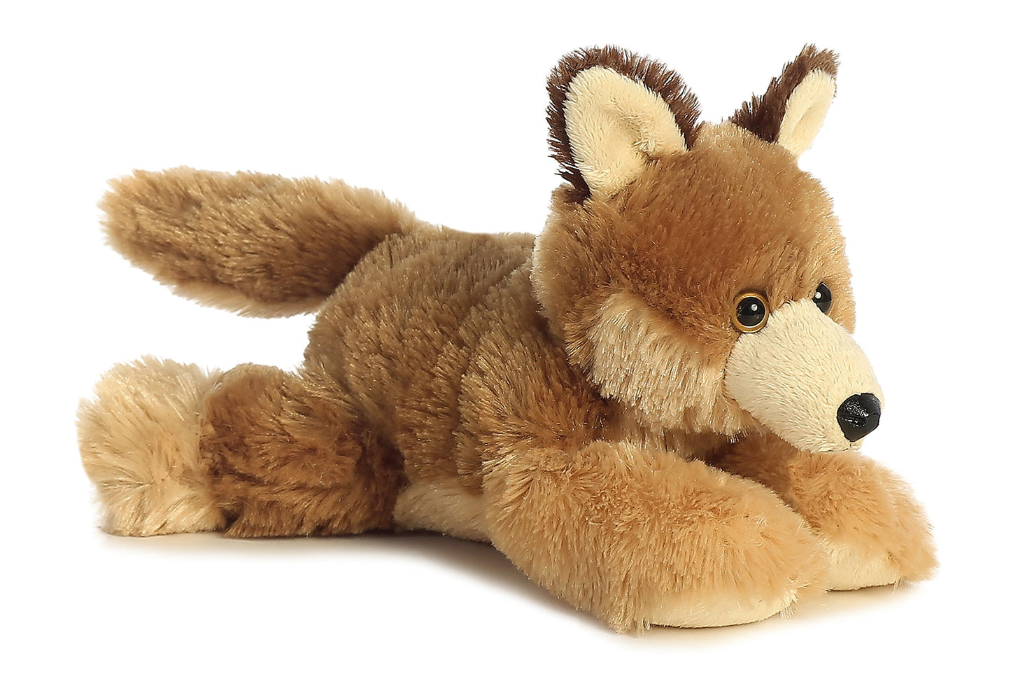 Aurora® Mini Flopsie™ Clever Coyote™ Stuffed Animal, Brown, 8 Inches, Polyester, Small, Model 31700
