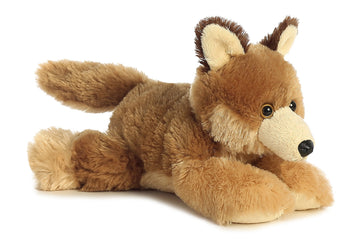 Aurora® Mini Flopsie™ Clever Coyote™ Stuffed Animal, Brown, 8 Inches, Polyester, Small, Model 31700