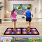 Acelufly Double Dance Mat - Wireless Electronic Dance Mat For Tv With Camera, Anti-Slip Fitness Dance Pad For Kids & Adults, Dance Game Mat Toy Gift For 3-12 Year Old Girls & Boys (Black)