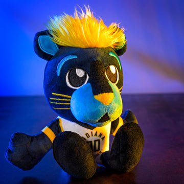 Bleacher Creatures Indiana Pacers Boomer Mascot 8'' Kuricha Sitting Plushees- Soft Chibi Inspired Mascot