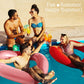 HeySplash Pool Floats  mature-themed Size Heart Inflatable Pool Floatie for Bachelorette Party  Swim Tube Rings  River Lake Beach Floaty  Wedding Bride Valentine Decor  Fun Toy Raft Lounge for Kids  Rose Gold