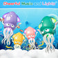 Dancing Squid Baby Toy, Dancing Octopus Tummy Time Toys for Toddlers, Infant Crawling Walking Baby Toys with Music & Light for 3