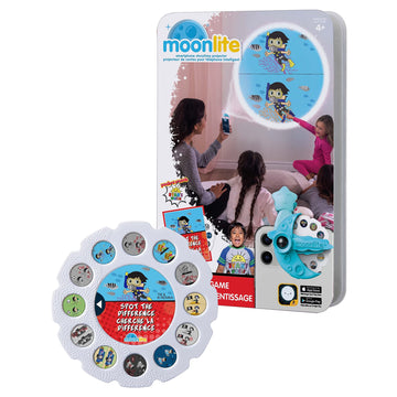 Moonlite Storytime - Ryan'S World - Spot The Difference - A Magical Read Together - Projector Sold Separately - Digital Story W/ Sound Fx - Learning Gifts For Kids Ages 1 Year & Up