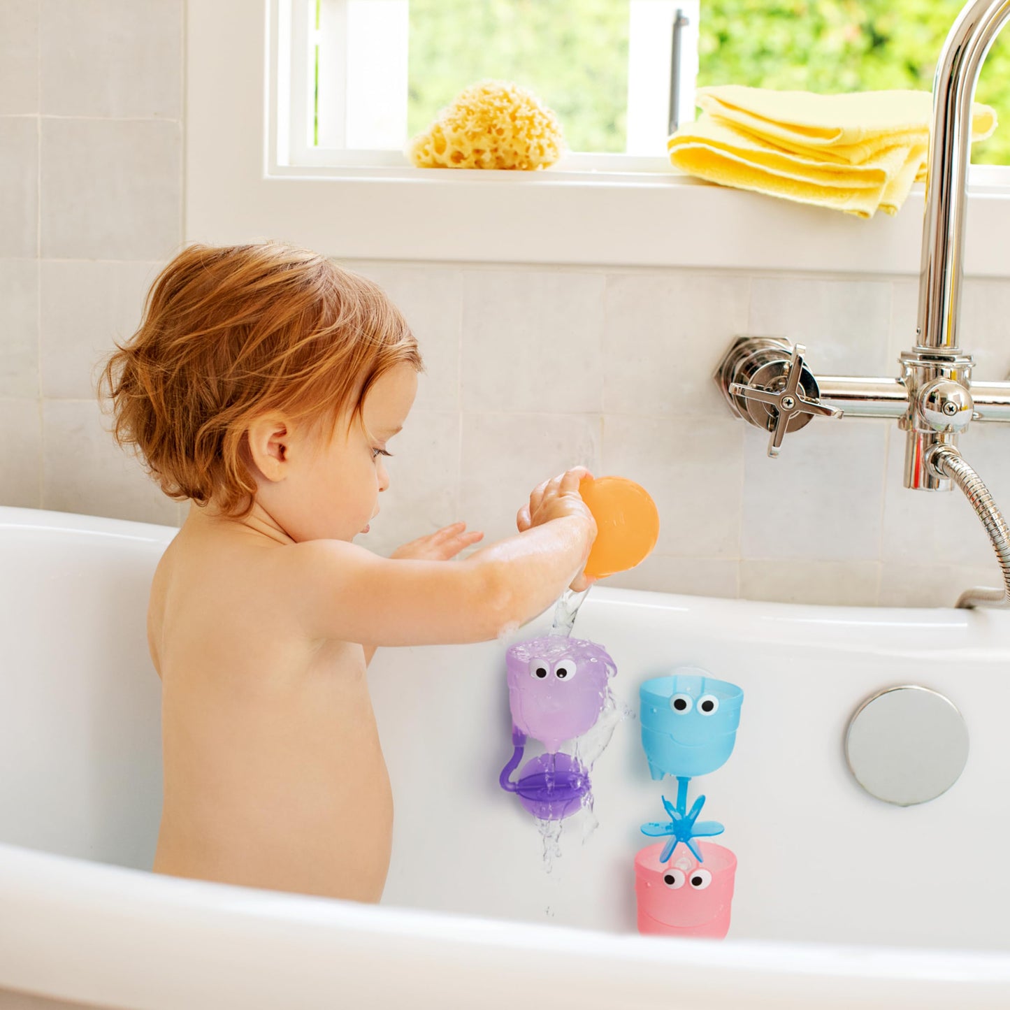 Munchkin Falls Baby and Toddler Bath Toy - Assorted Color, Plastic, 1 Count, Model 15925