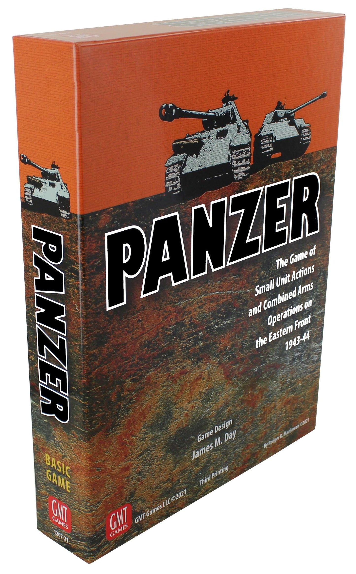 GMT Games Panzer Basic Game - Cardboard Strategy Board Game - Model GMT 1207 - Orange
