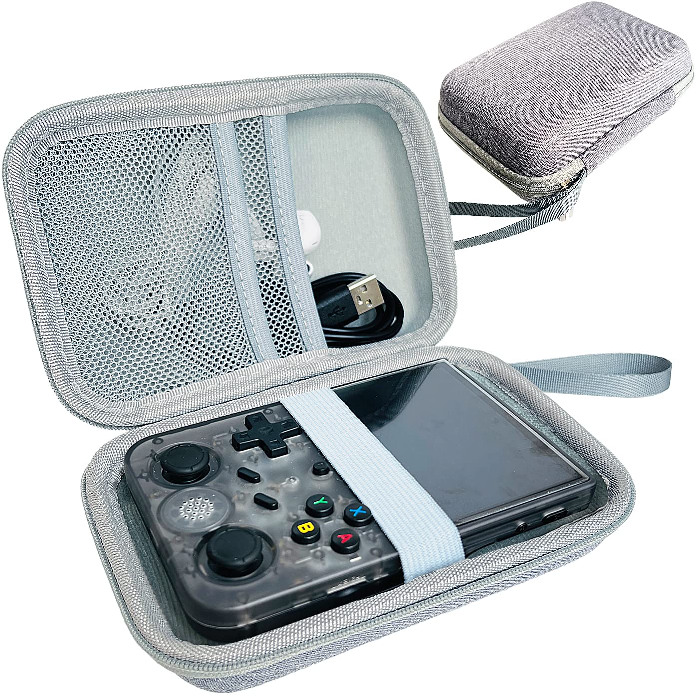 Rawecud Hard Carrying Case For Rg353V Handheld Game Console, Rg353V Portable Game Console Storage Case (Only Rg353V Case)