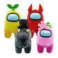 Zoofy 12" Plush Among Us Character - Black with Top Hat & Face Mask, Model 10546