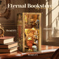 CUTEBEE Book Nook Kit - DIY Miniature House Dollhouse Kit for mature-themed and Teens  Booknook Bookshelf Decor Alley Model Build with LED Light  Gifts for Family and Friends (Eternal Bookstore)