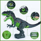 AHCo. Big Walking T-Rex Dinosaur Toy Plus for Kids - Realistic Tyrannosaurus Toys with 3D Eyes, Mist Spray, Lights and Roar Soun