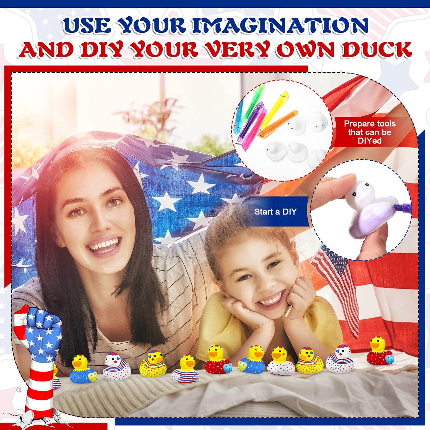 Sratte 72 Pieces Diy Rubber Ducks White Blank Rubber Bath Mini Ducks For Pool Bathtub Baby Party Favors Kids Birthday Gifts