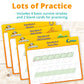 Channie's Visual Cursive Flashcards - 43 Dry-Erase Cards for Cursive Handwriting Practice, Medium Size for 2nd-3rd Graders