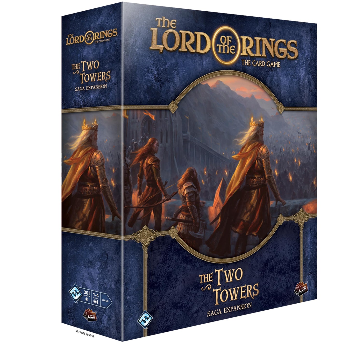 Fantasy Flight Games The Lord of The Rings: The Two Towers SAGA Expansion - Cooperative Strategy Game for 1-4 Players, Ages 14+, Multicolor