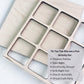Winter Themed Tic Tac Toe Board Game, 5X5 Inches Unfinished Wood Diy Painting Craft Kit For Kids With Wooden Christmas Snowflake