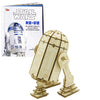 Star Wars R2-D2 3D Wood Puzzle & Model Figure Kit (81 Pcs) - Build & Paint Your Own 3-D Movie Replica R2D2 Droid Toy, No Glue Required - Easter Basket Gift For Kids, Teens, Adults 12+