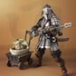 TAMASHII NATIONS Star Wars Mandalorian Action Figure - Ronin Mandalorian & Grogu (Beskar Armor), BAS62093, ST, ABS Material