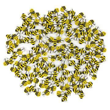 150 Pieces Bee Mini Erasers Assortment Novelty Pencil Erasers Bulk for Rewards Prizes Gift (Honeybee)