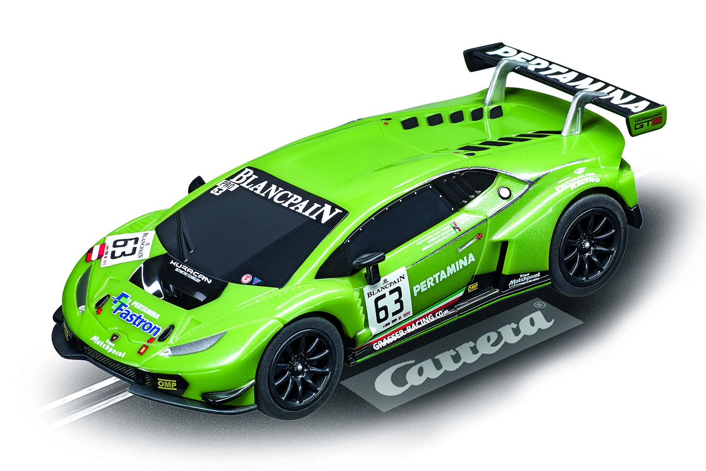Carrera Go 64062 Lamborghini Huracán Gt3, No.63 Slot Car Racing Vehicle