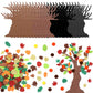 SEPGLITTER 524 Pcs Fall Crafts for Kid, Glitter Maple Leaf Stickers Pompoms Autumn DIY Self Adhesive Foam Stickers Tree Art for 