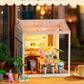 Rolife Super Creator Kits Fresh Flower Shop  Tiny House Building Blocks for Little Dolls  DIY Plastic Mini House Model Building Kits for Teens Aged 14+  DIY Crafts/Hobbies for mature-themed(Fresh Flower Shop)