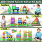 Goodtiles Magnetic Tiles Road Sets With Car Kits -Magnet Building Blocks Montessori Toys For Toddlers | Preschool Educational Se