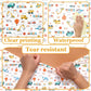 Hakoti 3Pack Transportation Birthday Tablecloth,Transportation Birthday Party Supplies Rectangular Truck Birthday Plastic Table