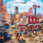 Buffalo Games - Dominic Davison - Old Western Town - 500 Piece Jigsaw Puzzle For Adults -Challenging Puzzle Perfect For Game Nights - Finished Puzzle Size Is 21.25 X 15.00