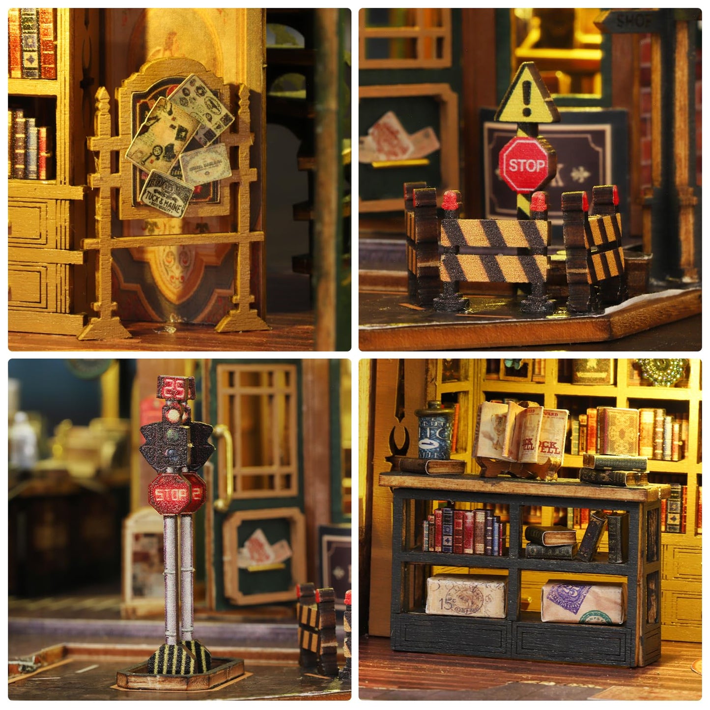 Foyucool DIY Miniature House Kits, Tiny House Kit, Doll House Kits for Adults to Building, Unique Birthday for Family and Friend