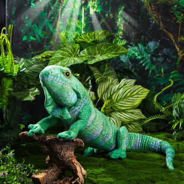 Syhood Lizard Stuffed Animals 37.4'' Realistic Plush Toy Lizard Toy Soft Plush Reptile Gift For Boys Girls Animal Lovers Birthday Easter(Iguana)