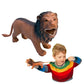 Rep Pals - Lion, Stretchy Toy from Deluxebase. Super Stretchy Animal replicas That Feel Real, Great for Kids