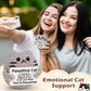 Crochet Cat Easter Basket Stuffers Mini Positive Crochet Cat Birthday Gifts For Mom Grandma Dad Grandpa Daughter Son Uncle Aunt,