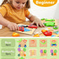 Toy Life 8 Pack Toddler Puzzles, Puzzles For Toddlers 2-4, Wooden Puzzles For Toddlers 1-3, Montessori Toys For 1 2 3+ Yrs Old Girl Boy, Baby Puzzle, Toddler Puzzles Ages 2-4 Educational Learning Toy