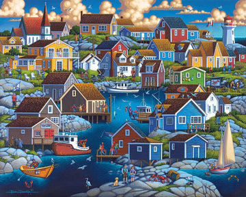 Dowdle Folk Art Peggy'S Cove Puzzle (1000 Piece)