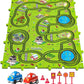 Temi 48 Pieces Puzzle Race Tracks Car Set Toys For Kids Ages 3-5 - Toddler Toys Gifts For 3 4 5 Year Old Boys, Puzzle Tracks Car Toys For Boys Ages 3-5 4-6, 3 4 5 6 Year Old Boys Birthday Gifts
