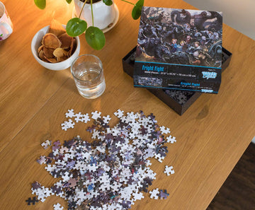 Fright Fight Horror Movie Villain Inspired 1000 Piece Jigsaw Puzzle For Adults | Challenging Interactive Brain Teaser For Family Game Night | 28 X 20 Inches